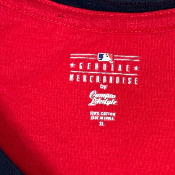 Campus Lifestyle MLB Boston Red Sox Cotton T Shirt Glitter Women's Size XL EUC - Picture 5 of 9